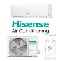 Hisense 7.1kW Wall Split HAWJ24KRP-SET J Series Reverse Cycle System (Wi-Fi)