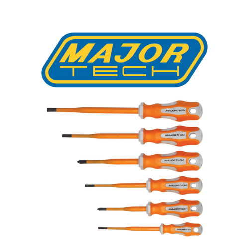 Major Tech KTK0306 6pce Screwdriver Set 1000V