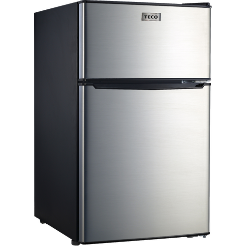 TECO 86L Stainless Steel 2 Door Bar Fridge TBF86SMTAG