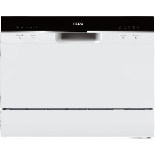 TECO Compact 6 Place Benchtop White Dishwasher TDW06WCM